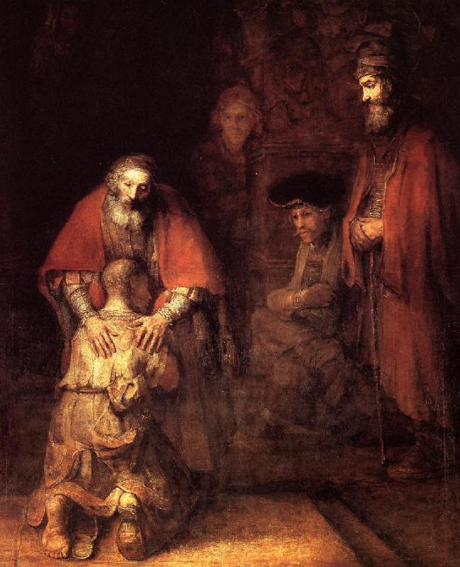 REMBRANDT Harmenszoon van Rijn The Return of the Prodigal Son Sweden oil painting art